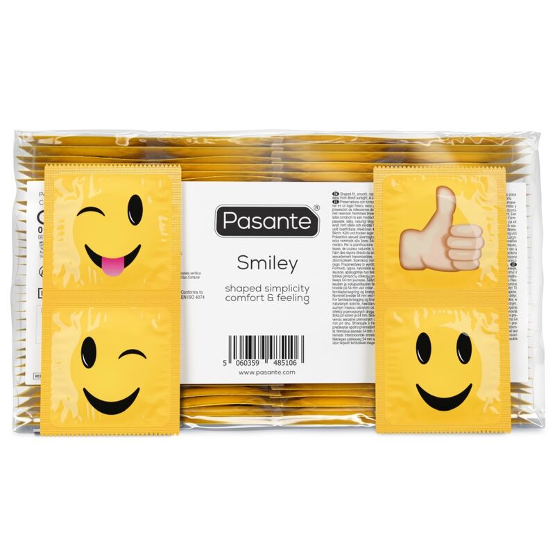 PASANTE - CONDOMS SMILEY BAG 144 UNITS