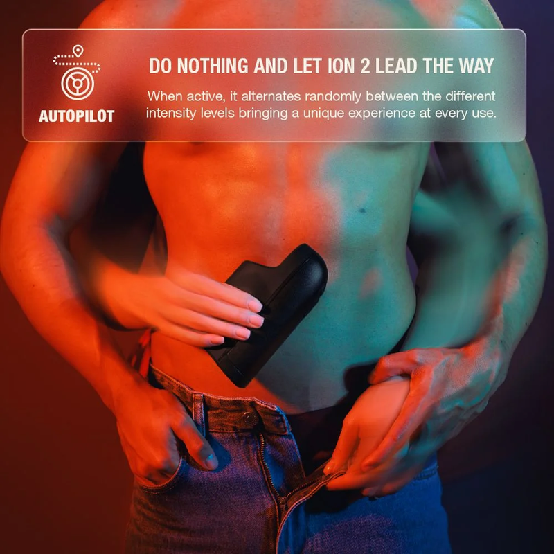 ARCWAVE - ION 2 MALE STROKER WITH PULSATING AIRWAVE STIMULATION BLACK