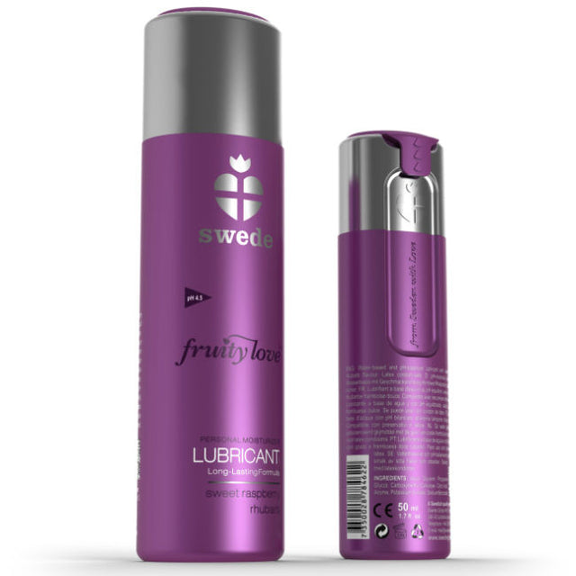 SWEDE Fruity love lubricant raspberry rhubarb 100 ml