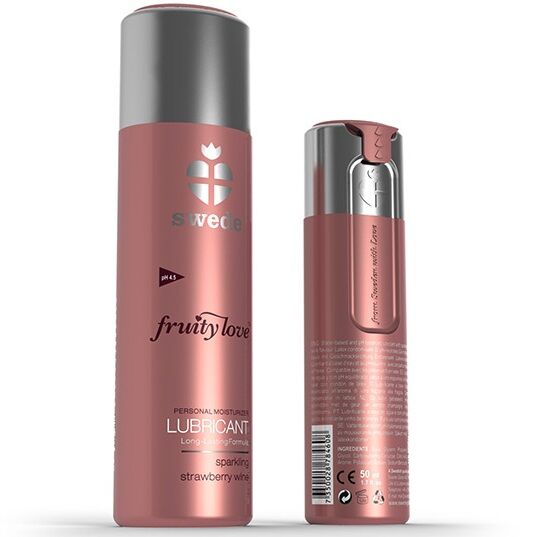 SWEDE Fruity love lubricant sparkling strawberry wine 100 ml