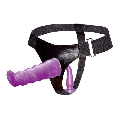 BAILE Lilac female anal and vaginal harness gpoint 17 cm