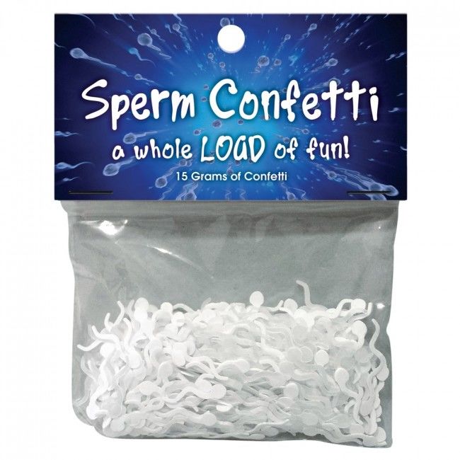 KHEPER GAMES Sperm-shaped confetti
