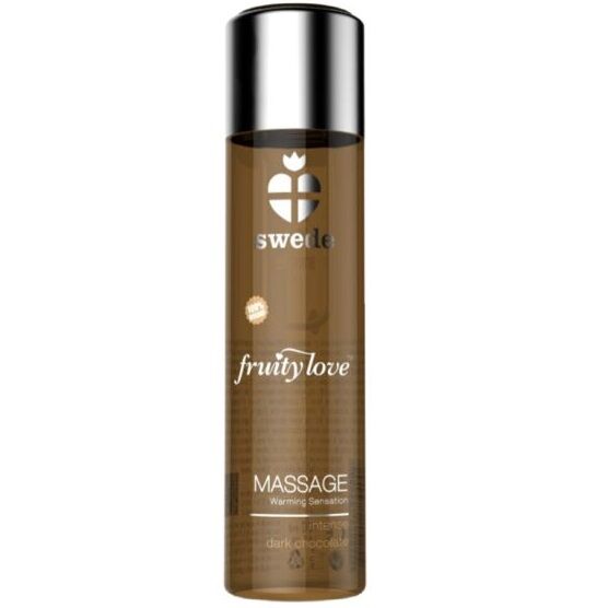 SWEDE Fruity love warming effect massage oil intense dark chocolate 60 ml