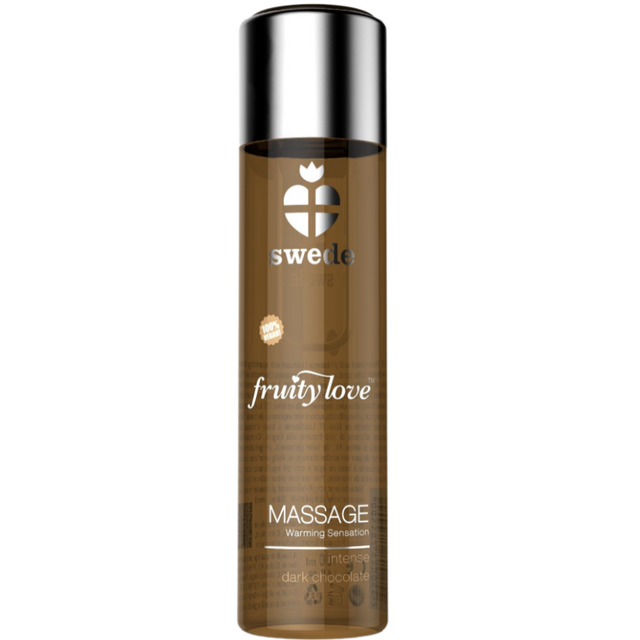 SWEDE Fruity love warming effect massage oil intense dark chocolate 120 ml
