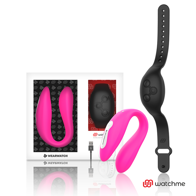 WEARWATCH Watchme dual technology vibrator fuchsia/azabache
