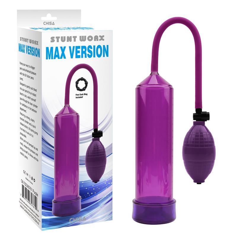 MAX Version Manual Pump Purple 23.5 cm